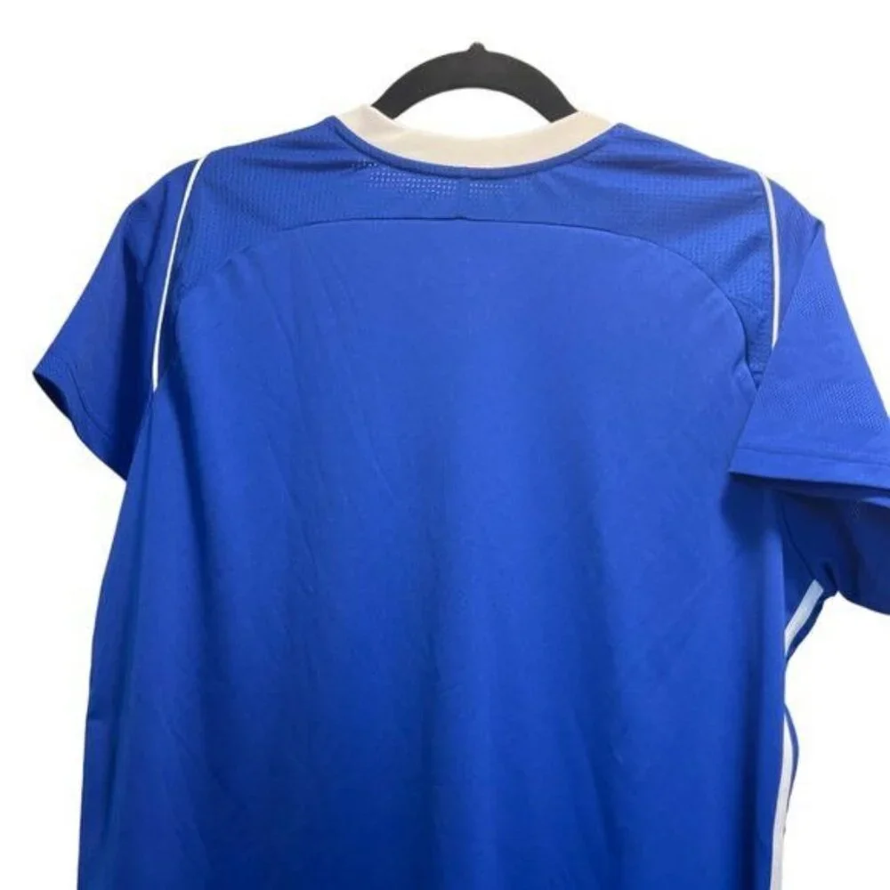 Adidas ClimaCool Blue Soccer Jersey XL Lightweight Breathable Activewear - Picture 2 of 5